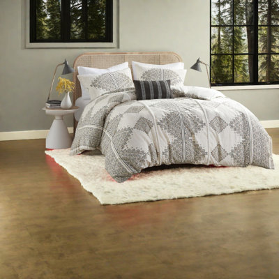 Ensembles de literie Boho modernes, microfibre douce, conception d'inspiration mondiale pour les chambres chics