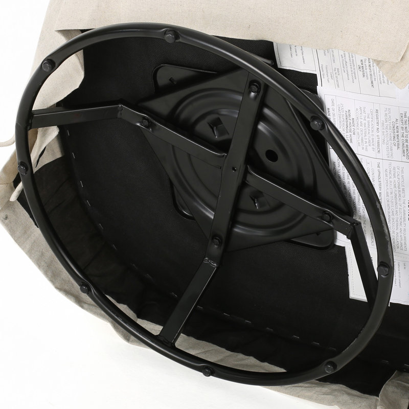 Chaise pivotante avec housse amovible