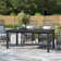 Gibraltar Extendable Rectangular Powder Coated Aluminum Outdoor Dining Table