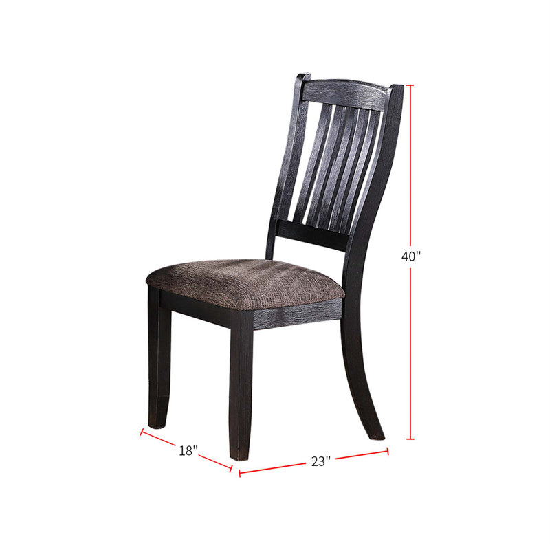 Ensemble de 2 chaises d'appoint rembourrées Hadiyyah