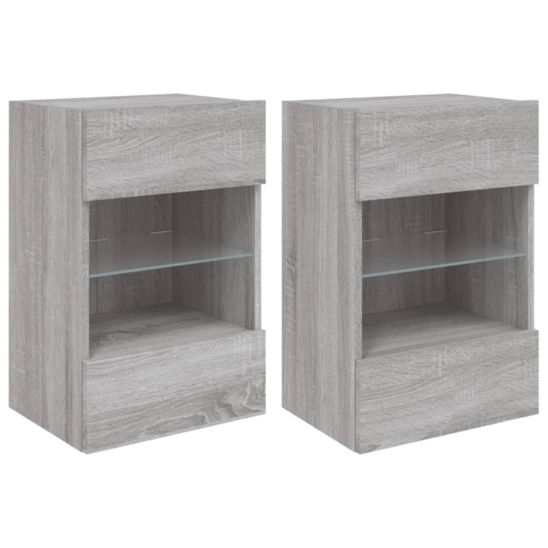 Burgues TV Stand for TVs up to 24", Sonoma Grey
