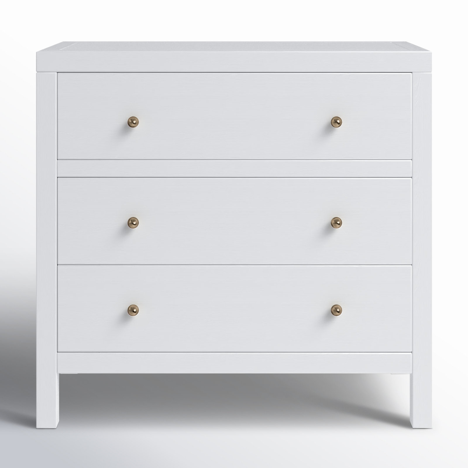 Celine 34" Acacia Dresser, Textured White