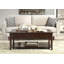 Table basse avec plateau relevable
