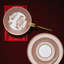 Red Splendour Bone China Rice Bowl