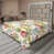 Dark Coral Avocado Green Floral