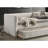 Transitional Style 1Pc Twin Size Daybed W/ Trundle Plastic Legs Mattress Ready White Finish Primary Living Room