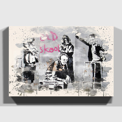 Banksy - Wrapped Canvas Painting