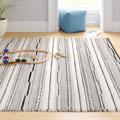 Tapis noir / ivoire Judsonia 281