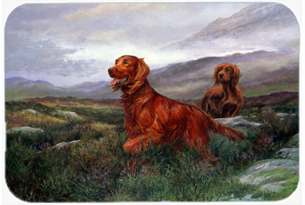 Caroline's Treasures Irish Setters Glass Cutting Board