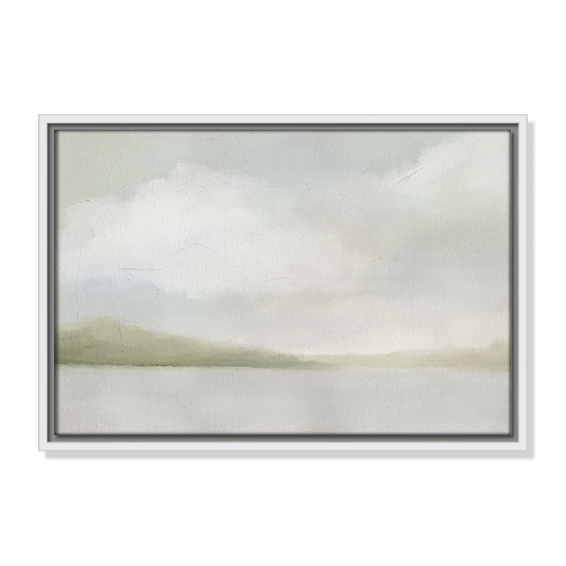 Queensland " A Tranquil Morning ", 13.5" H x 19.5" W, White