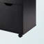 Armoire mobile à 4 tiroirs et 2 portes Holthaus à finition noire H 26,02 po x l 31,91 po x P 15,83 po Holthaus-1028467565
