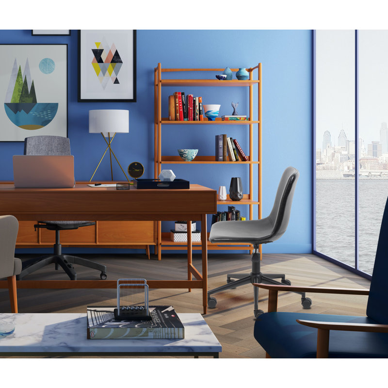 Chaise de travail, Brun