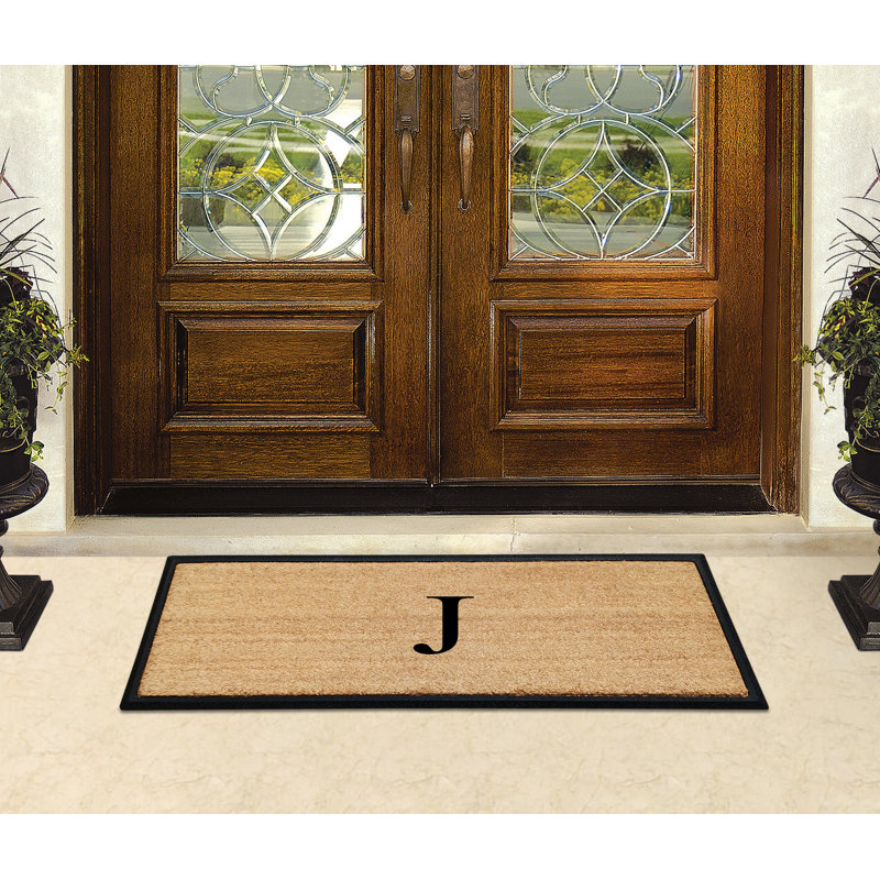 Tapis de porte double antidérapant Albertina, J
