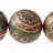 Feathered Orbs Decorative Accent Balls