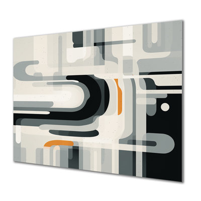Mind Map A Touch Of Orange - Minimalisme, art mural