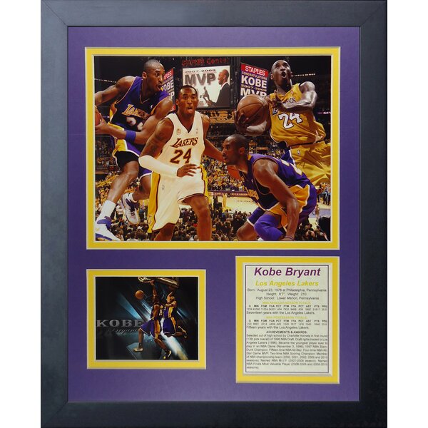 MVP Black or White LeBron James Los Angeles LA Lakers Signed Autographed  Photo Photograph Picture Frame Basketball Poster Gift (Off White Mount)