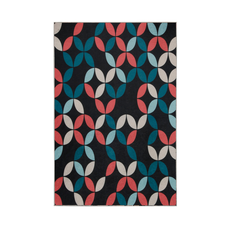 Premium Hall Carpet, 31.5 x 78.7 Inches | 100% Polyester, Antibacterial | 0.04 in Pile Height, Non-Slip Underside, Machine Washable | 3D Digital Printing | Ideal for Living Room & Entryway, Easy Maintenance