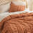 Bedsure Tufted Boho King Comforter Set – 3-Piece Pumpkin Shabby Bedding，Farmhouse Jacquard Bed Set with Embroidery, All-Season Softness for Cozy Bedrooms & Boho-Chic Gifts-105490876-105490890