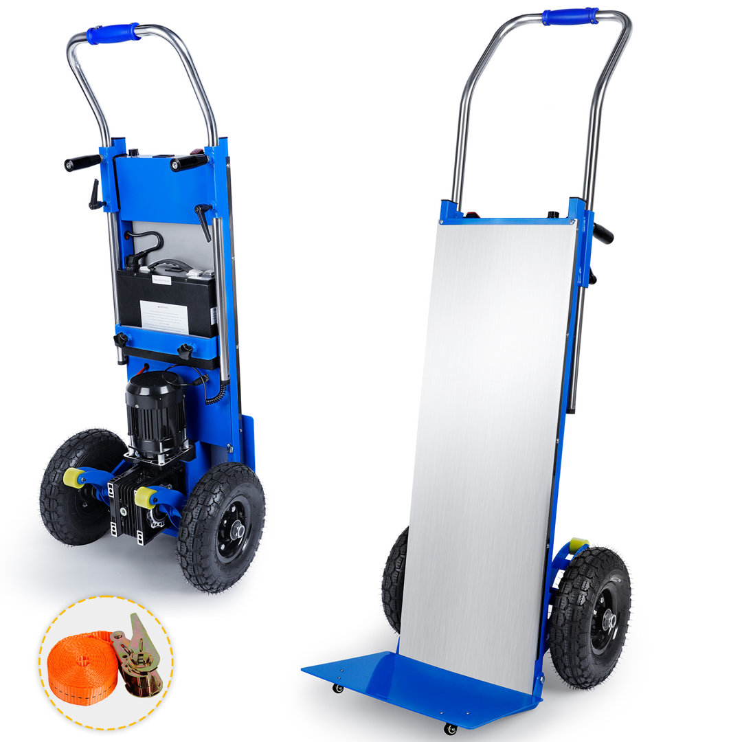 880lbs Capacity Electric Hand Trucks 1200W Heavy Duty Stair Climber Trolley Domccy®