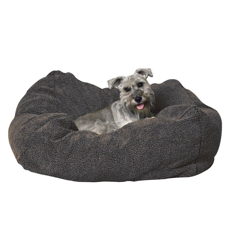 Polyester Pet Bed, Medium (28" W x 28" D x 12" H), Grey