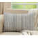 Celeste Collection Geometric Cotton Blend Reversible Pillow Cover