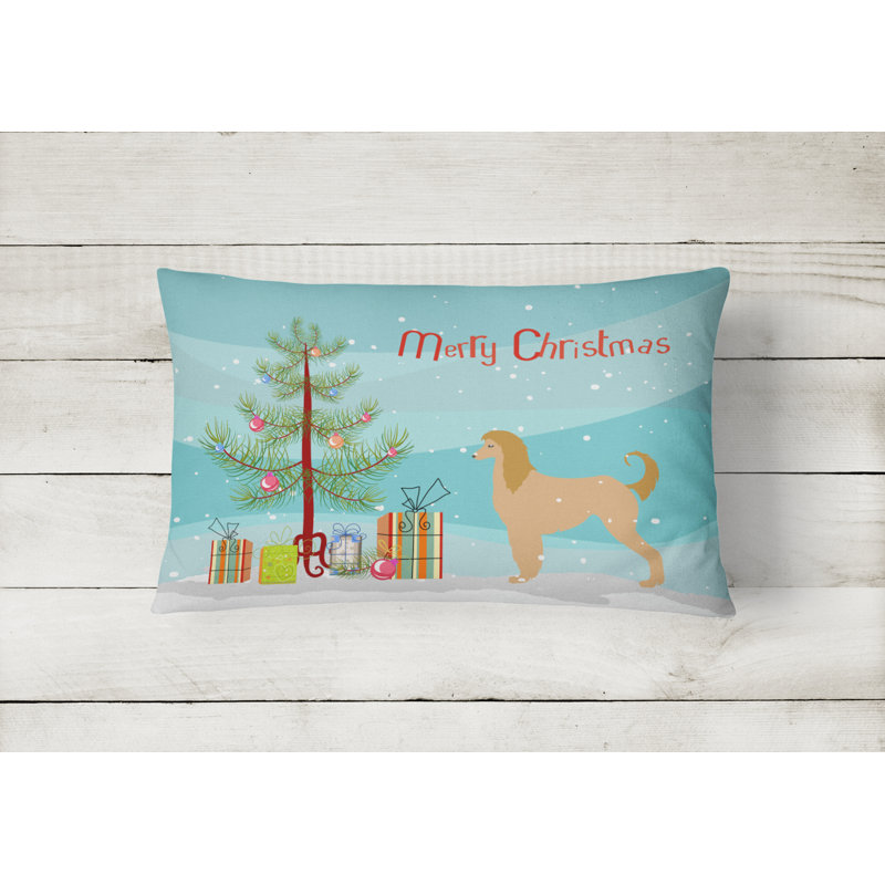 Afghan Hound Indoor/Outdoor Lumbar Pillow
