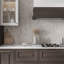 Ventilateur en mosaïque de marbre Bianco Carrara 9 x 10 Elysian
