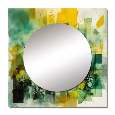 Rumonda - Abstract Square Mirror Wall Art For Bathroom