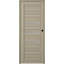 Porte pré-suspendue simple en bois préfini avec panneau Dora DIY-FRIENDLY-69735481-69735488-88245573
