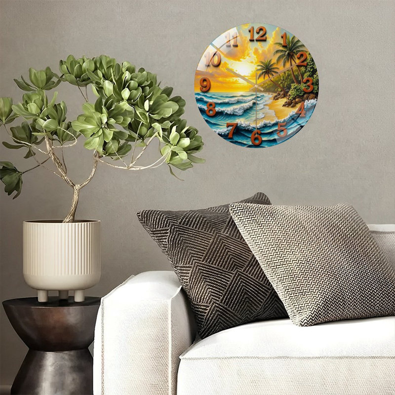 Horloge murale 12 po