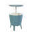 Keter 32 Qt. Cool Bar Cooler Outdoor Weather Resistant Patio Furniture 2 in 1 Pop Up Cocktail Side Table and Beverage Cooler Combo-28926751
