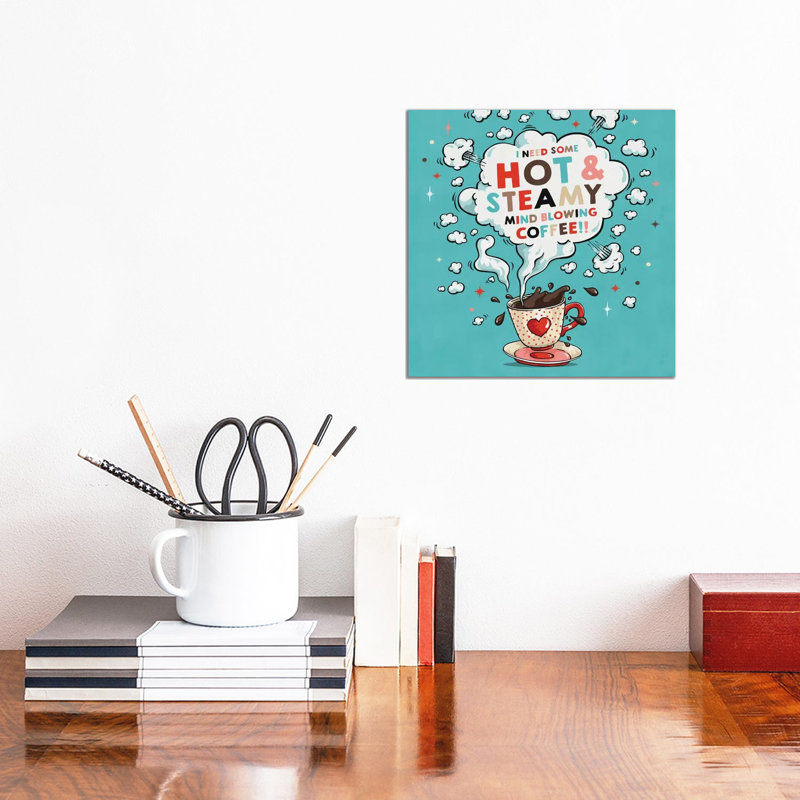 Hot And Steamy by Ester Kay - Wrapped Canvas Gallery-Wrapped Canvas Giclée, 30.48cm H x 30.48cm W