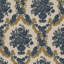 Italian Classics 4 Floral Baroque Damask 3D Embossed Wallpaper Roll-334512452
