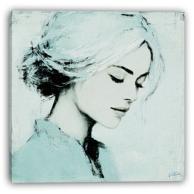 Soft Reflection Wrapped Canvas Wall Art