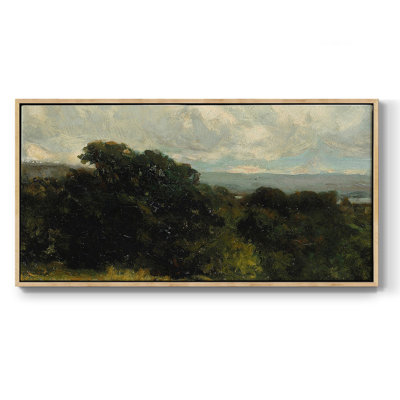 Série paysage - DCCXV III - Toile tendue avec châssis encadré - Prêt à être accroché