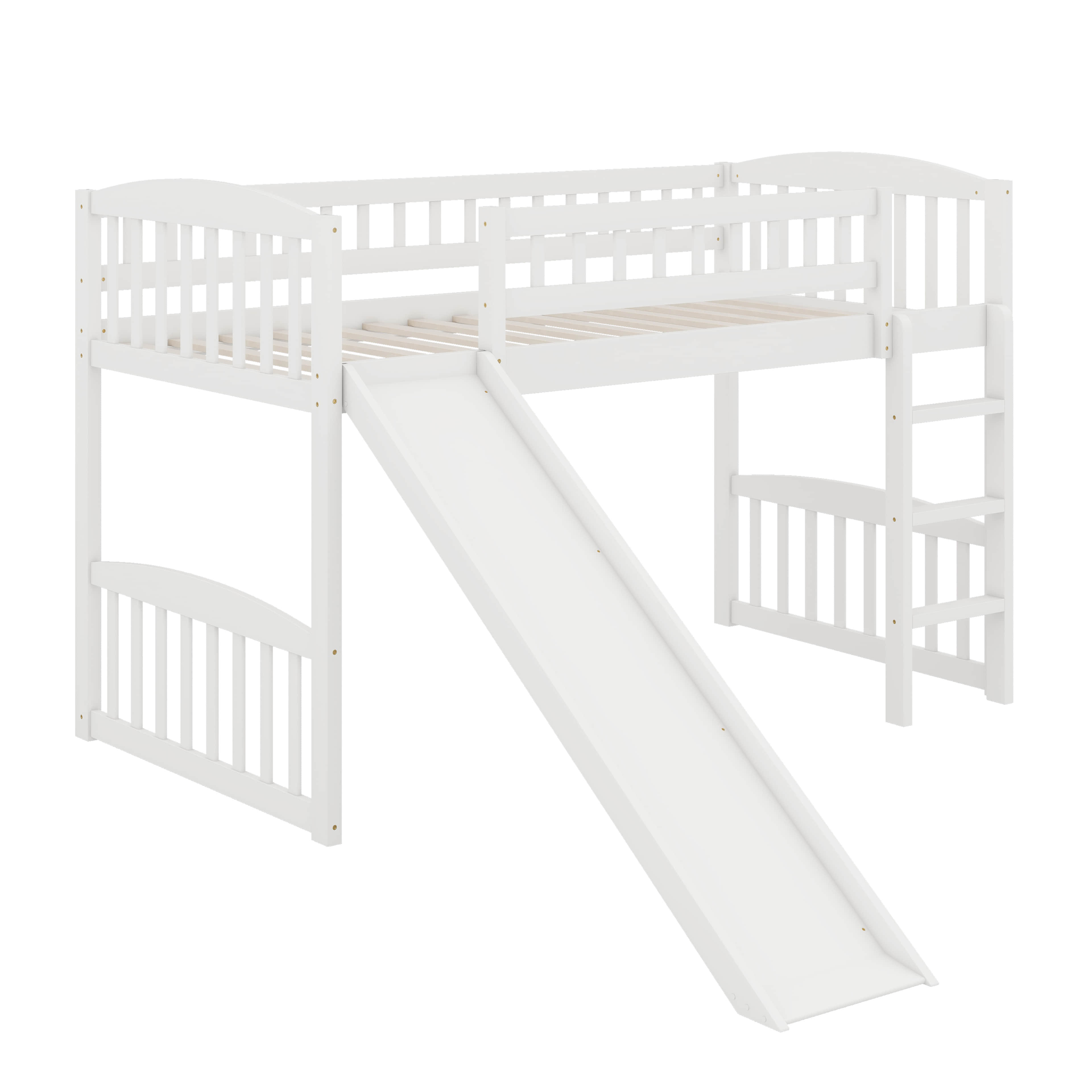 Latitude Run® Twin Loft Bed With Slide - Wayfair Canada