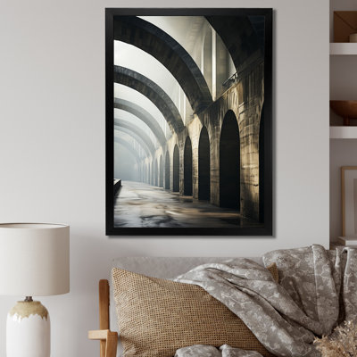 Klarita Beige Bridge Majestic Arch Graphite