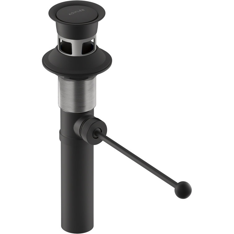 Premier Exposed 1.25" Pop-Up Bathroom Sink Drain With Overflow