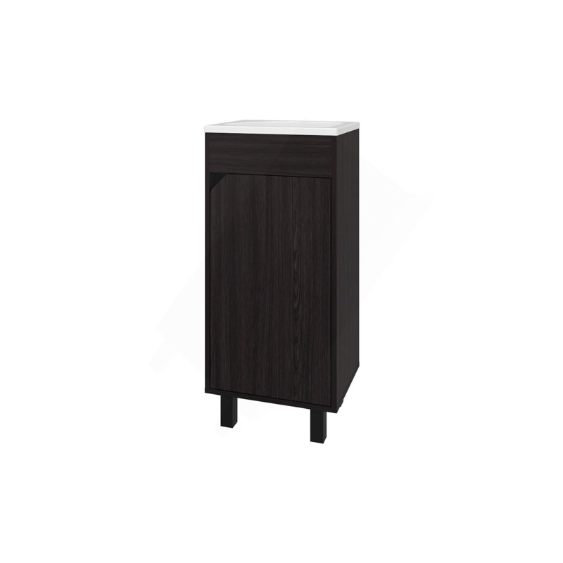 Meuble-lavabo avec lavabo intégré Wengue