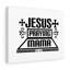 Jesus Praying Mama - Wrapped Canvas Print-514306399