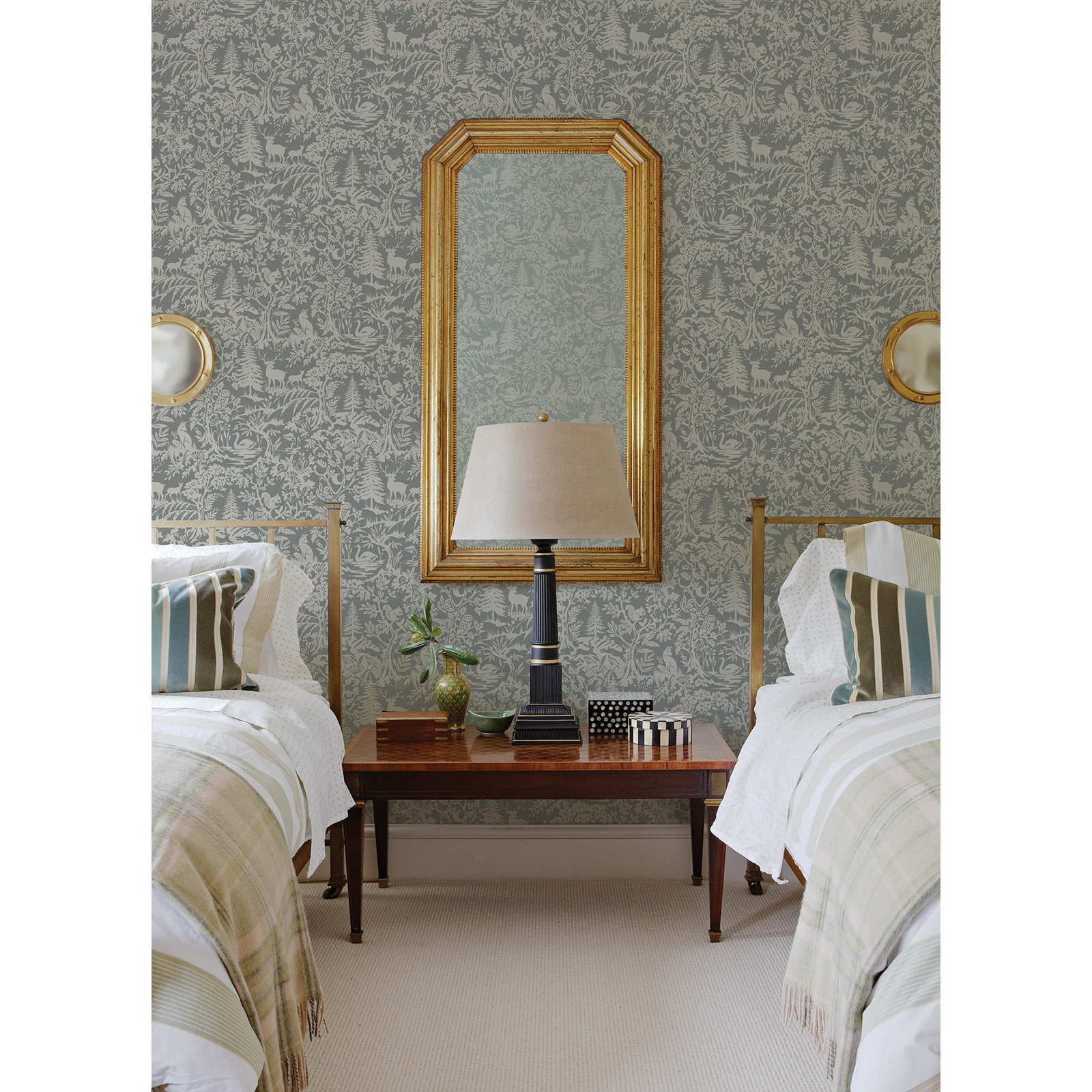 Talum Wallpaper, Charcoal