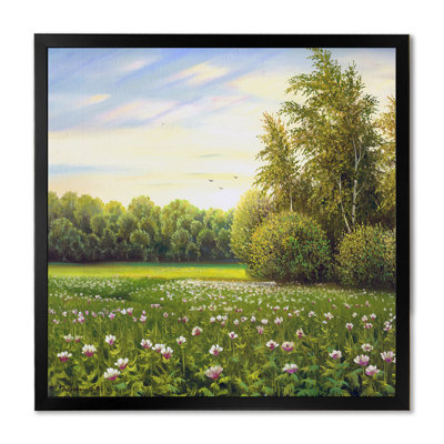 " Beautiful Summer Green Countryside Landscape "