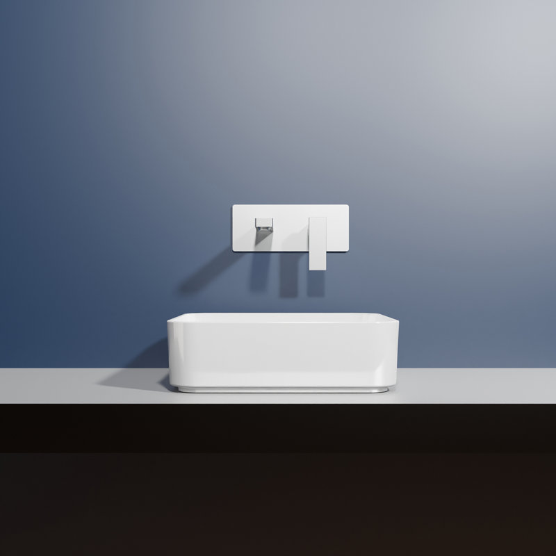 Mood 15.7'' L Bathroom Sink, Glossy White