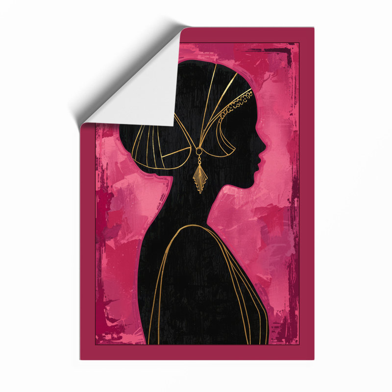 Golden Profile Modern - Print, Unframed, A3 - 42.0 x 29.7 cm