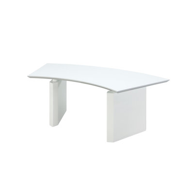 Genovese Curved Desk only. drawers not included by Red Barrel Studio