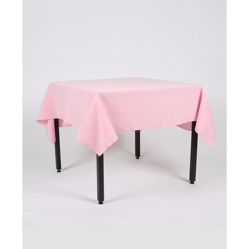 Hot Pink Rectangle Tablecloth 55" x 108" (139cm x 274cm), Baby Pink, 71cm W x 121cm L