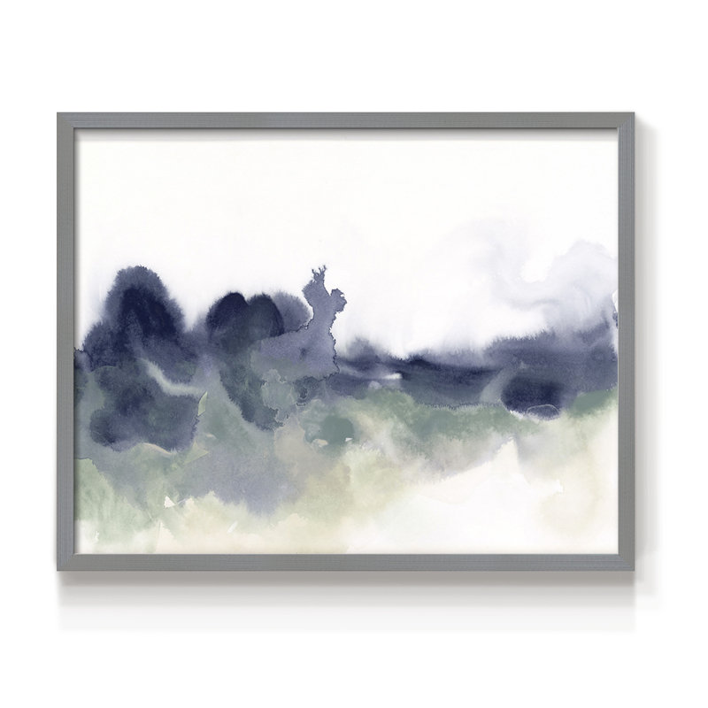 «Lake Fog I», reproduction encadrée, H 22 po x l 28 po, Gris