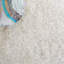 Tapis blanc cassé touffeté et fabriqué à la main Delane-2084226611