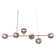 Lorette 6 - Light Dimmable Sputnik Sphere Chandelier