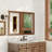 Desjuan Solid Wood Wall Mirror Framed, Straight Mirror, Bathroom Mirror 5MM Thickness Glass-1862887096-1862887092